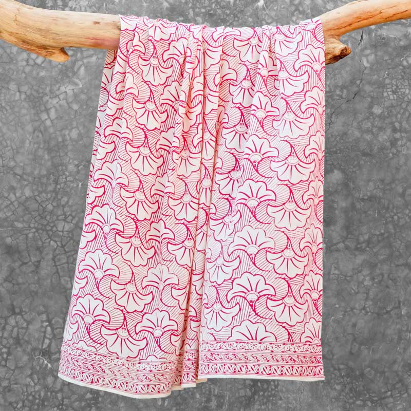 Batik Sarong Rayon Flamingo Wedding Flowers