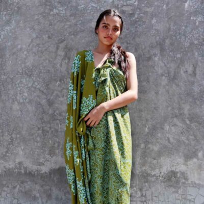 Batik Sarong – Rayon – Green Fizz