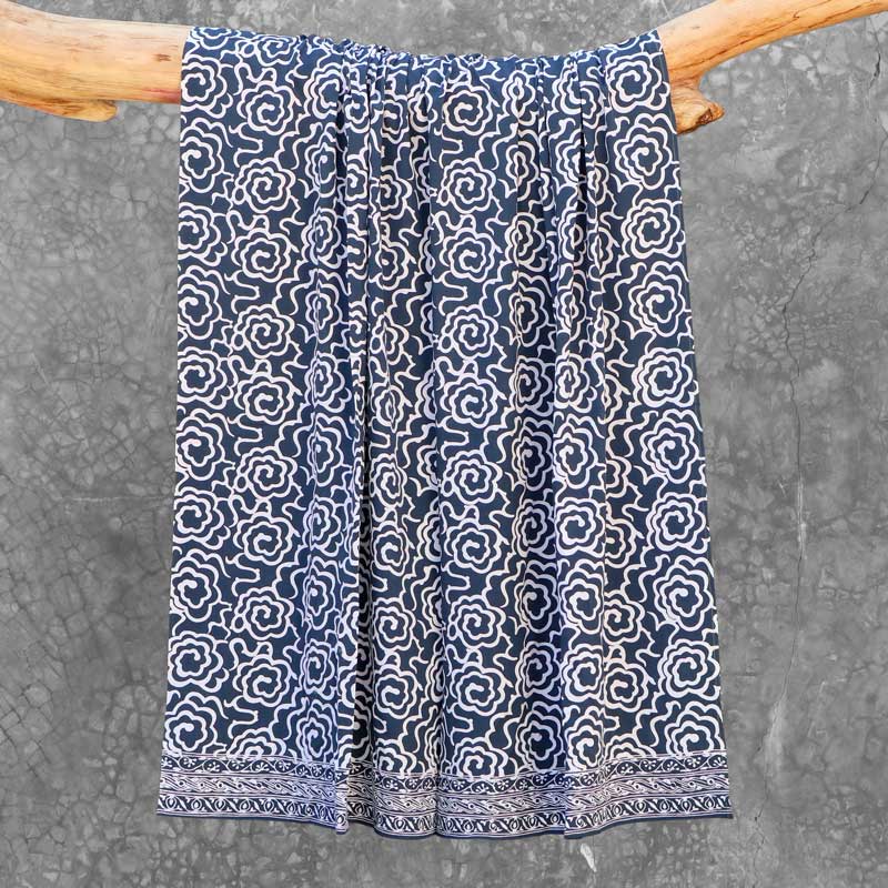 Batik Sarong Rayon Himalaya Mim Flowers