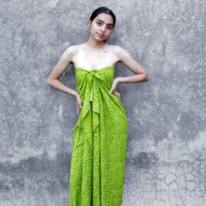 Batik Sarong Rayon Lime Delight