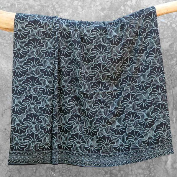 Batik Sarong Rayon Midnight Wedding Flowers