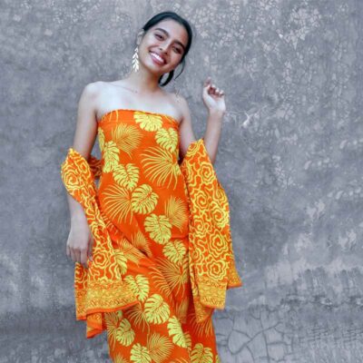 Batik Sarong – Rayon – Orangina