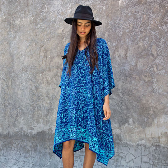 Lookbook Batik Resort Wear Clothing Poncho