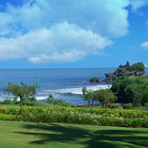 Senada Batik Bali Wonderful Island Of Bali Tanah Lot